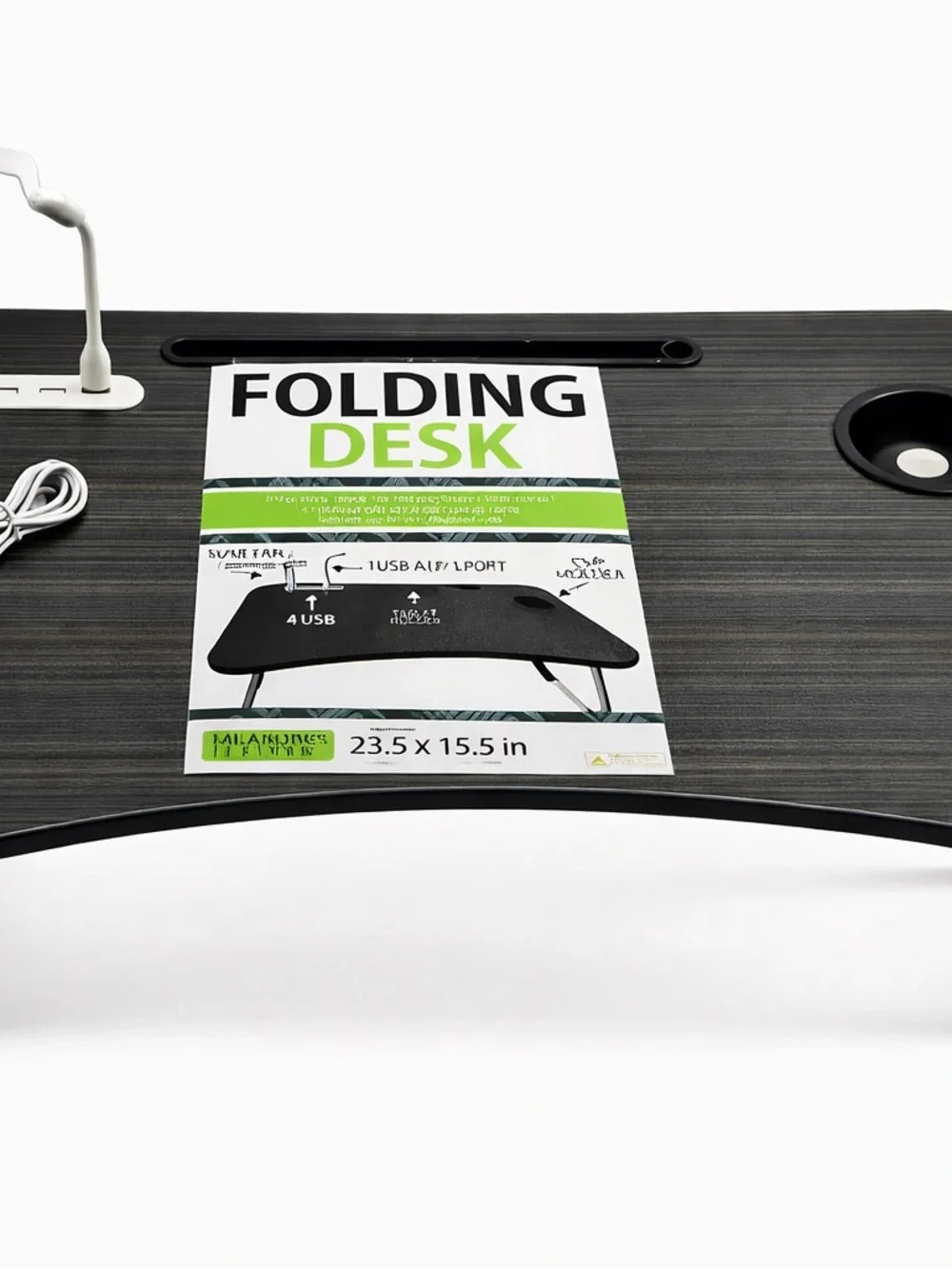 Folding Desk Portable Laptop Stand - Black